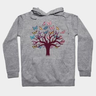 Beautiful Butterfly Tree Hoodie